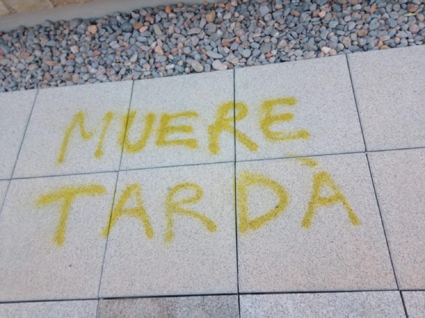 pintada ultra nazi universidad valencia EN