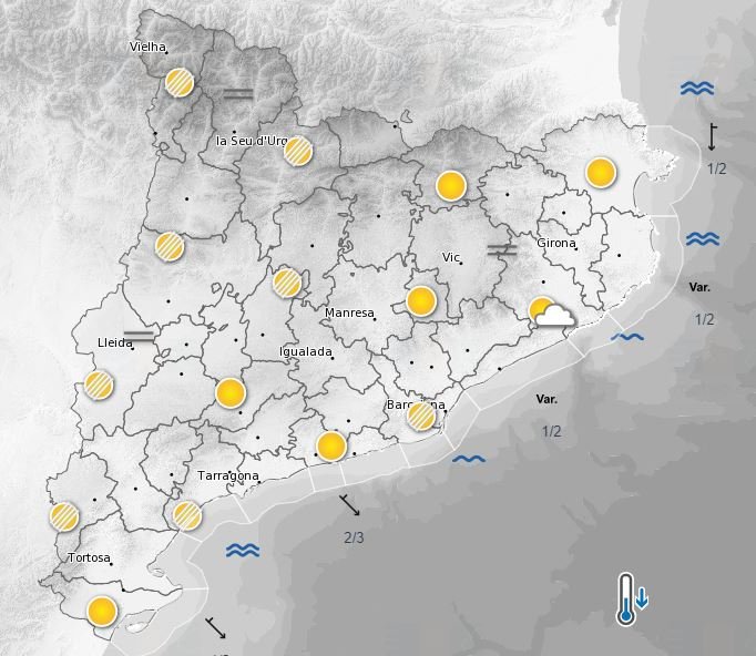 mapa temps