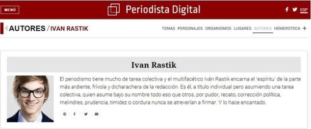 Ivan Rastik periodista digital
