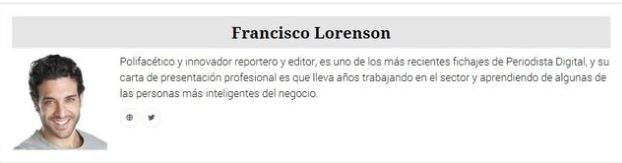 Francisco Lorenson periodista Digital