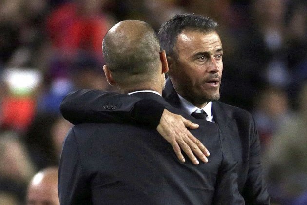 Guardiola Luis Enrique Manchester City Barça EFE Guardiola Luis Enrique Manchester City Barça EFE