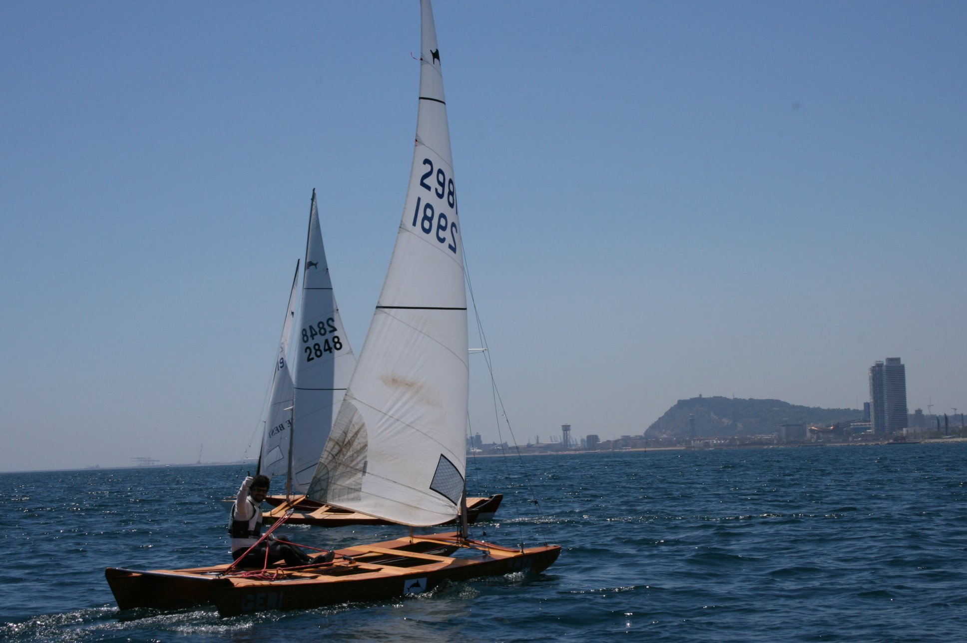 El Campionat d'Espanya de patí de vela arriba a Barcelona