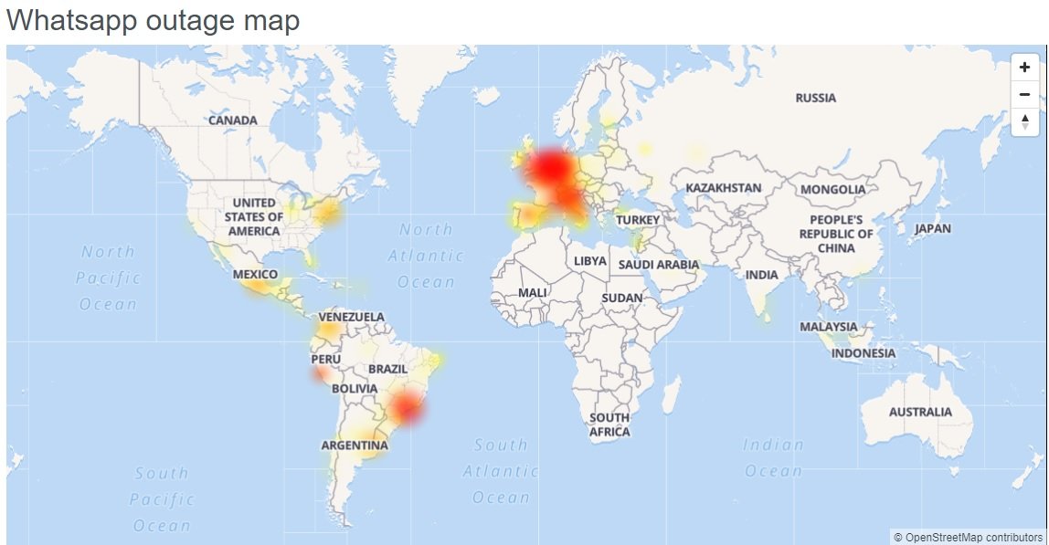 Caiguda Whatsapp mundial