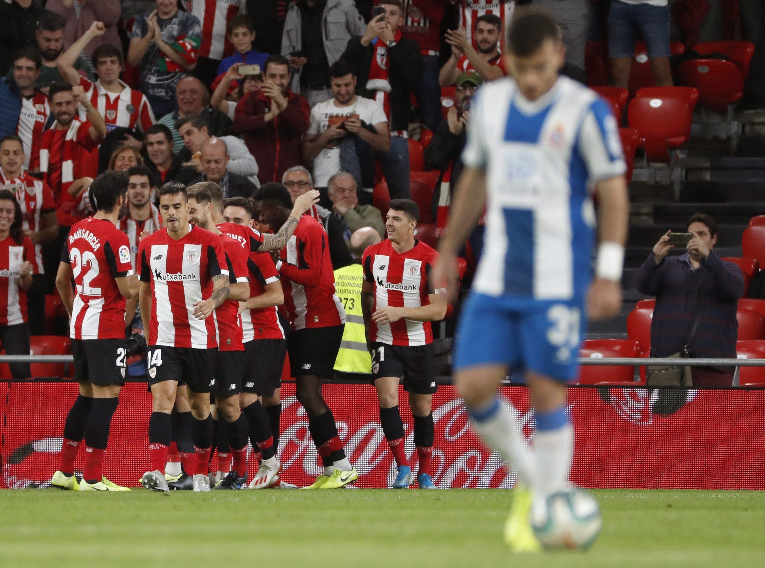 L’Athletic deixa l’Espanyol al niu (3-0)