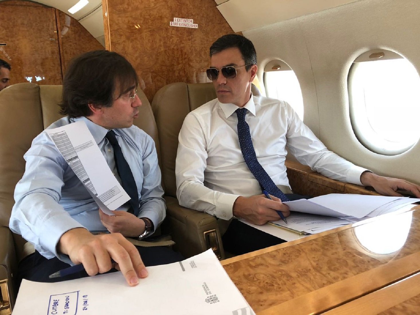 Pedro Sánchez cancela su visita a Los Alcázares por una avería en el avión