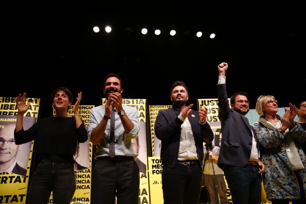 Acte inici campanya 10N ERC Aragonès Torrent Rufián Rosique - Sergi Alcàzar Acte inici campanya 10N ERC Aragonès Torrent Rufián Rosique - Sergi Alcàzar