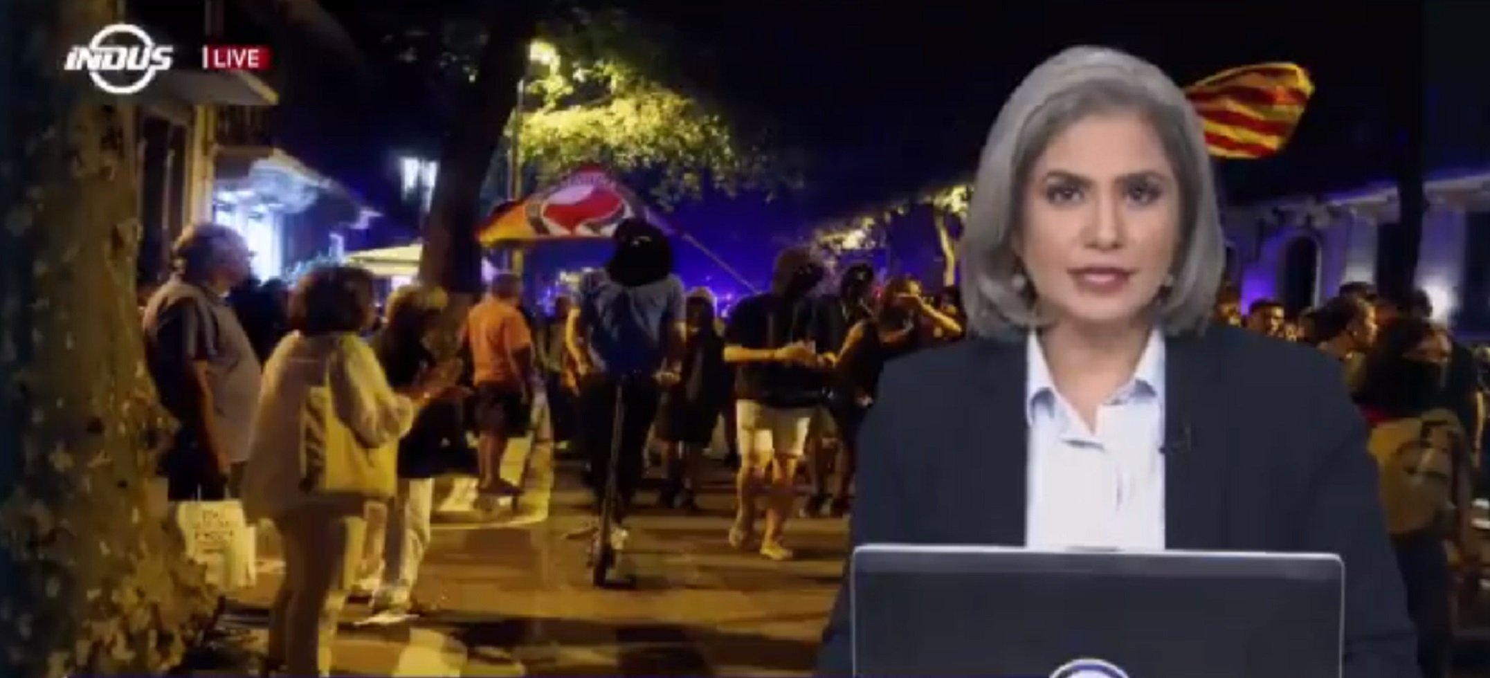 Una TV del Pakistán, atenta a la persecución de España a Tsunami Democràtic vía Internet