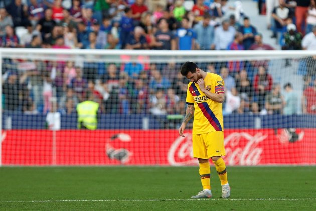 Messi triste levante barca efe