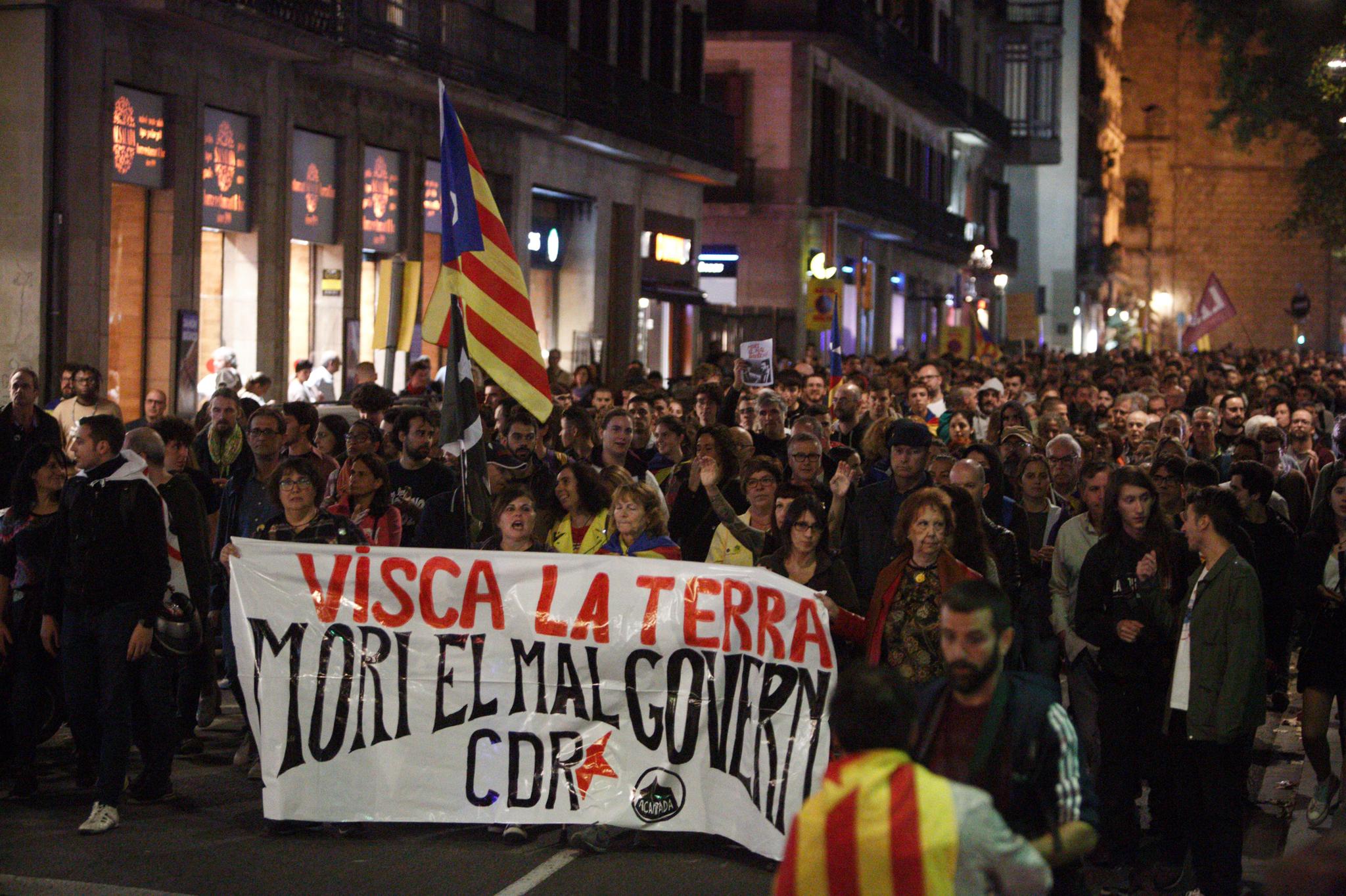 En marxa la concentració dels CDR a Barcelona