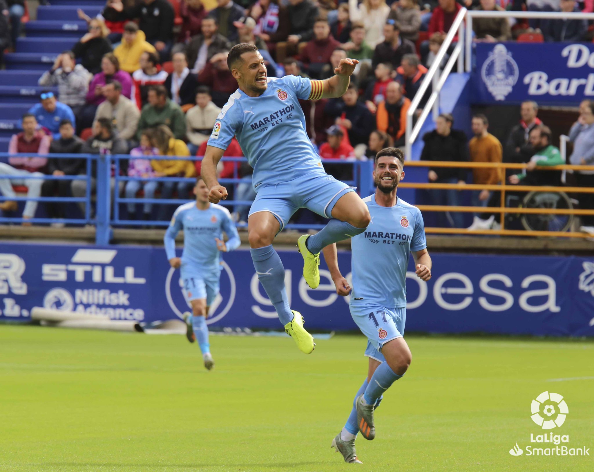 El Girona ja sent l'efecte Martí (1-3)