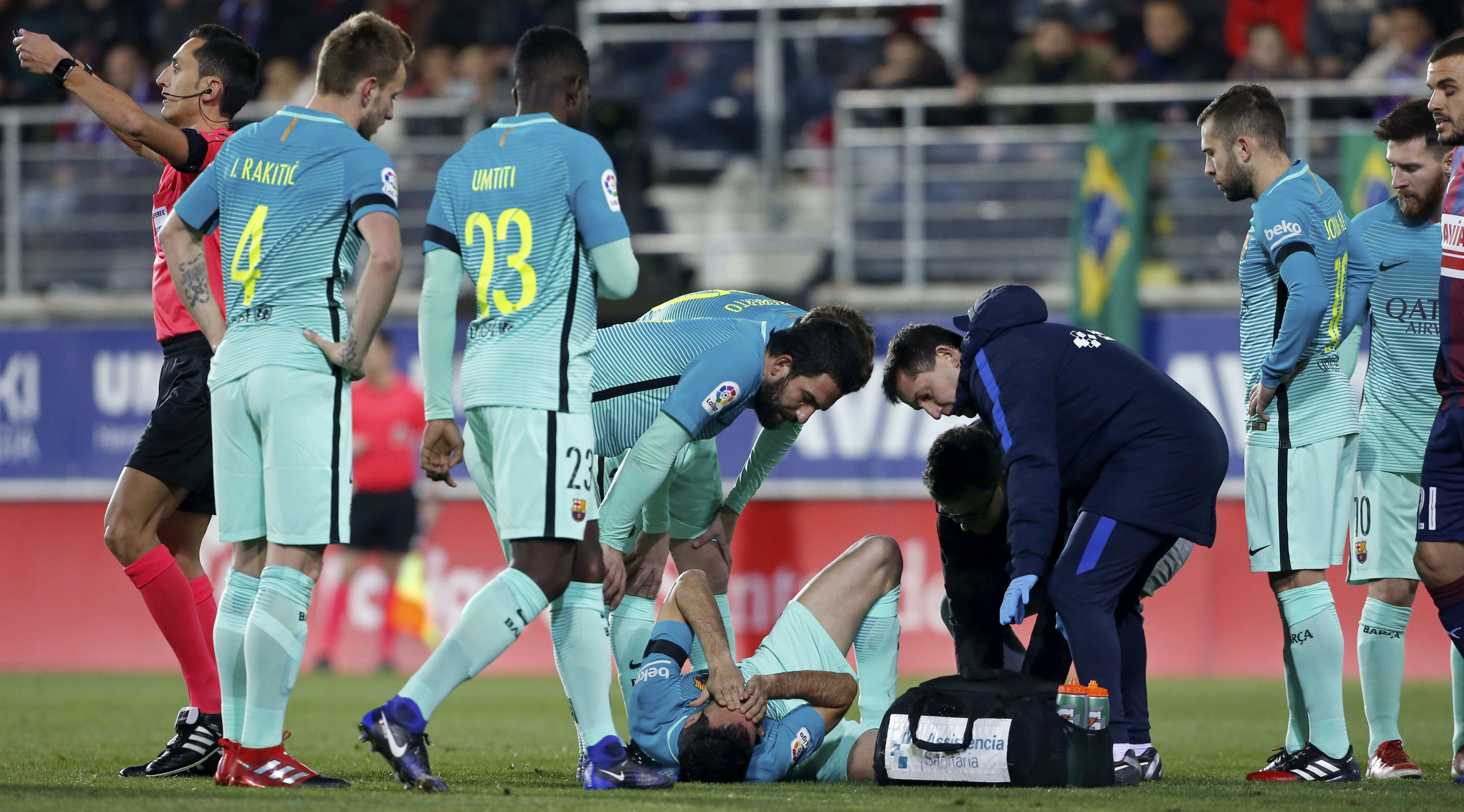Las lesiones asedian a Barça y Madrid