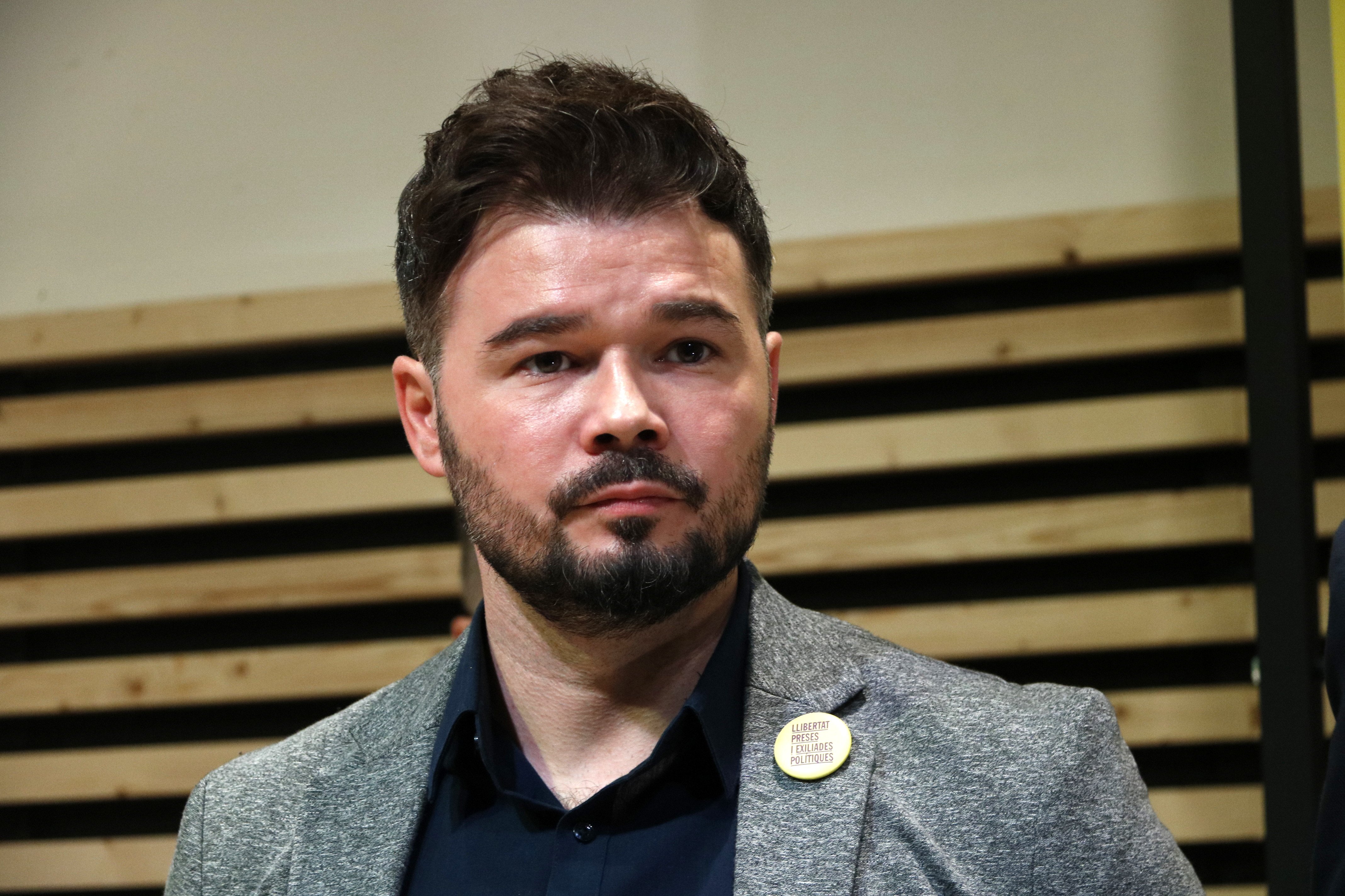 Rufián acusa Felip VI de fer un "acte electoral" i es pregunta si és de "PP, Cs o Vox"