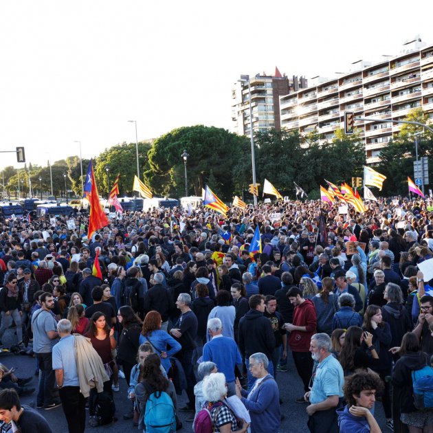 EL NACIONAL protesta cdr rei barcelona palau de congressos - mireia comas
