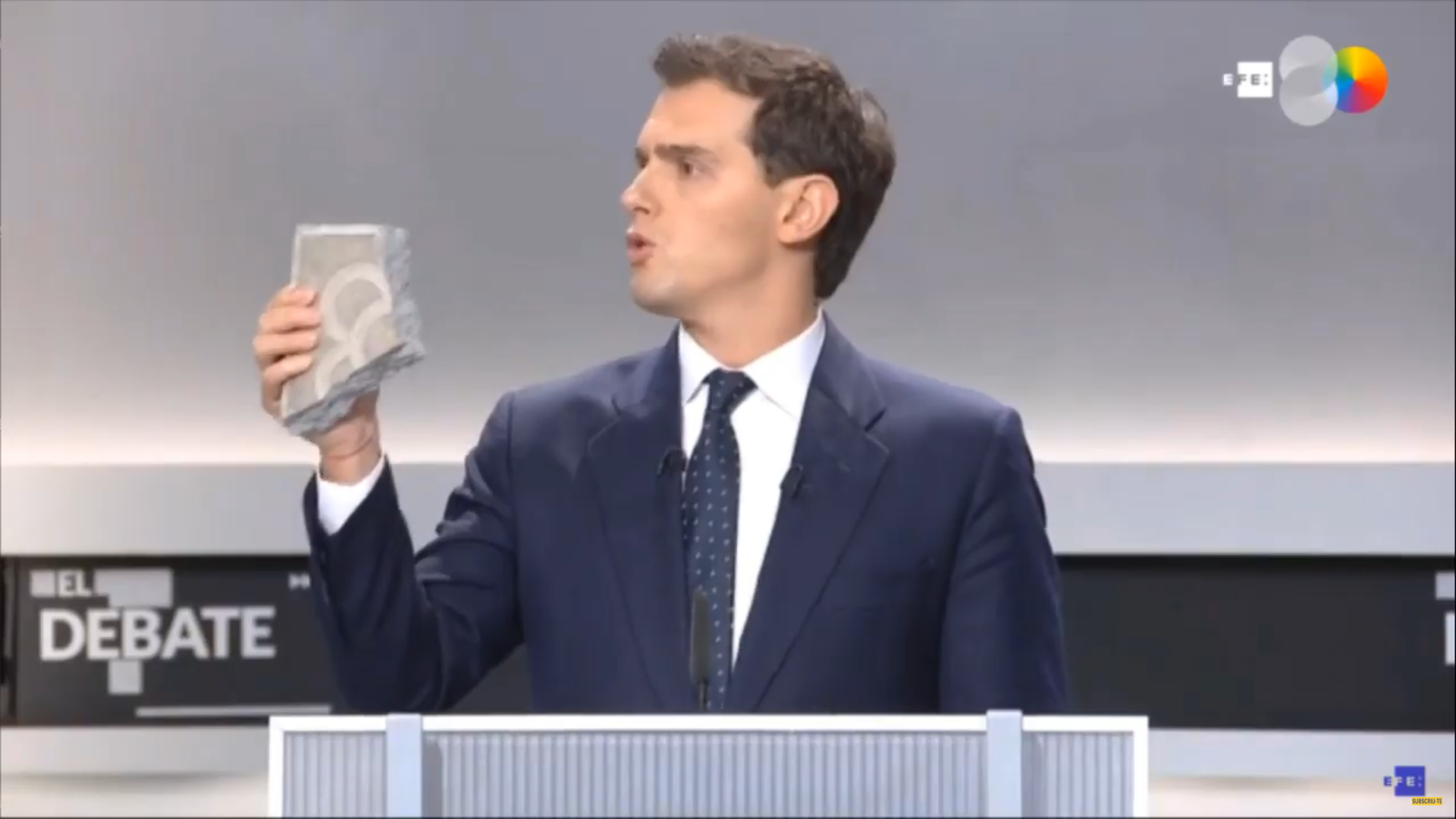 albert rivera panot rajola bdebat tve - captura