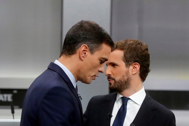 Pedro Sánchez Pablo Casado debat eleccions 10n - Efe