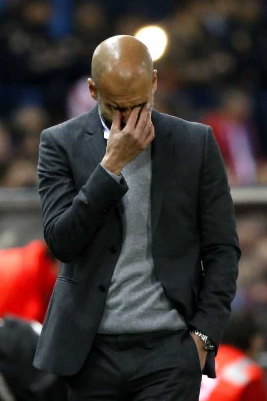 Guardiola davant de l'Atletico