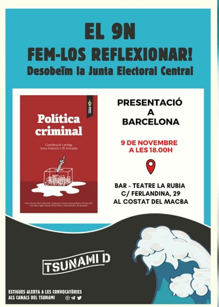 tsunami jornada reflexio barcelona - @tsunami_dem