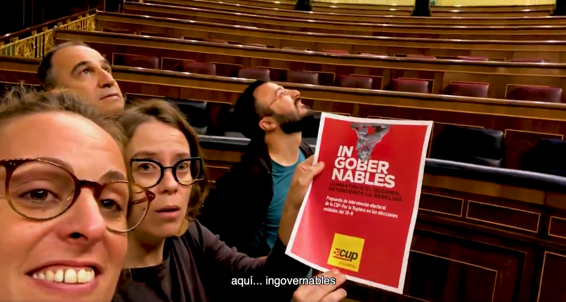 VÍDEO | La CUP empieza a ser ingobernable en el Congreso