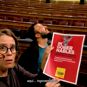 CUP video Congrés Diputats ingovernables eleccions 10 N CUP video Congrés Diputats ingovernables eleccions 10 N