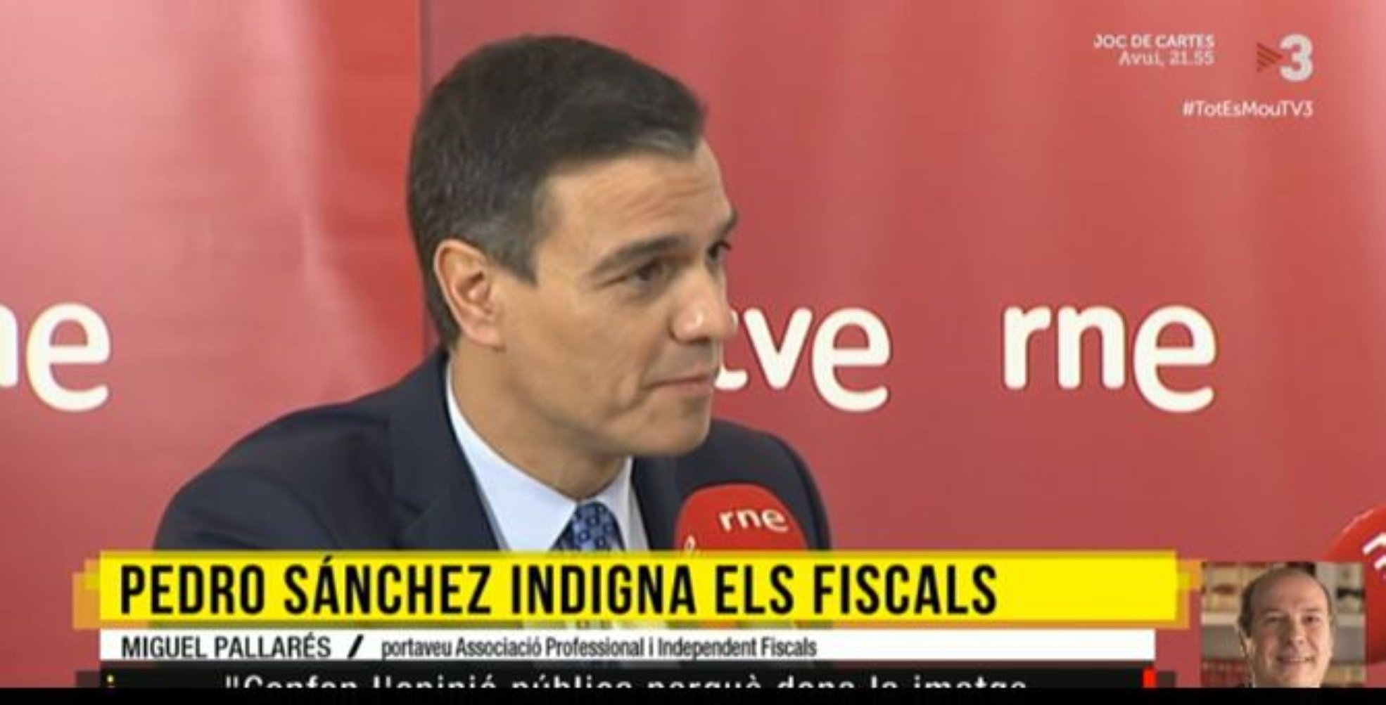 Cabreo de los fiscales con Sánchez: "Ha dicho que somos su brazo ejecutor"