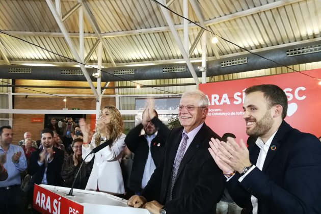 acto psc josep borrell elecciones 10n cerdanyola - anna sole sanos