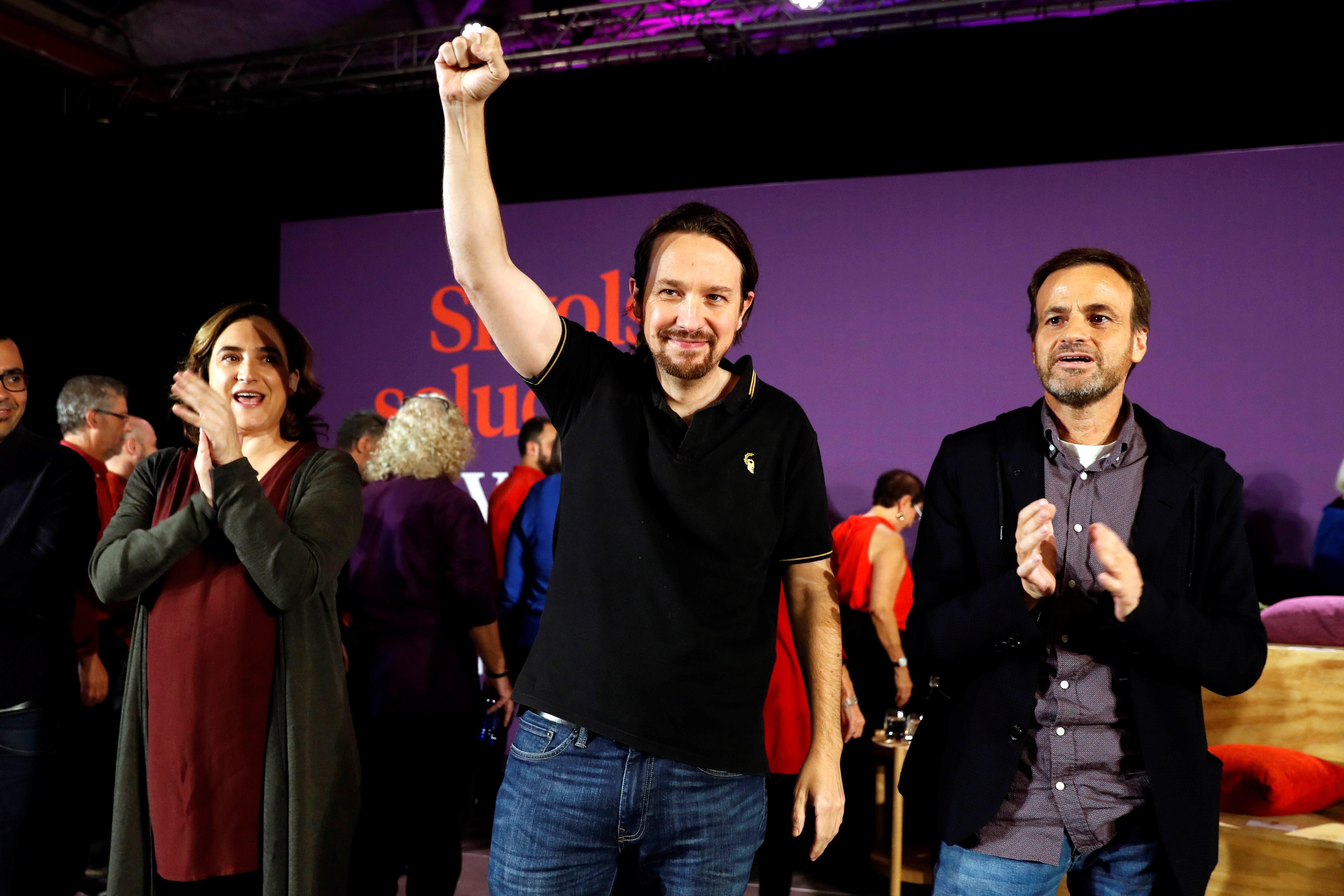 Maniobra de seducció d'Iglesias al votant català decebut amb el PSOE