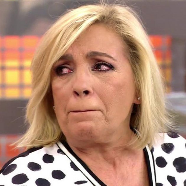 Carmen Borrego llora Telecinco