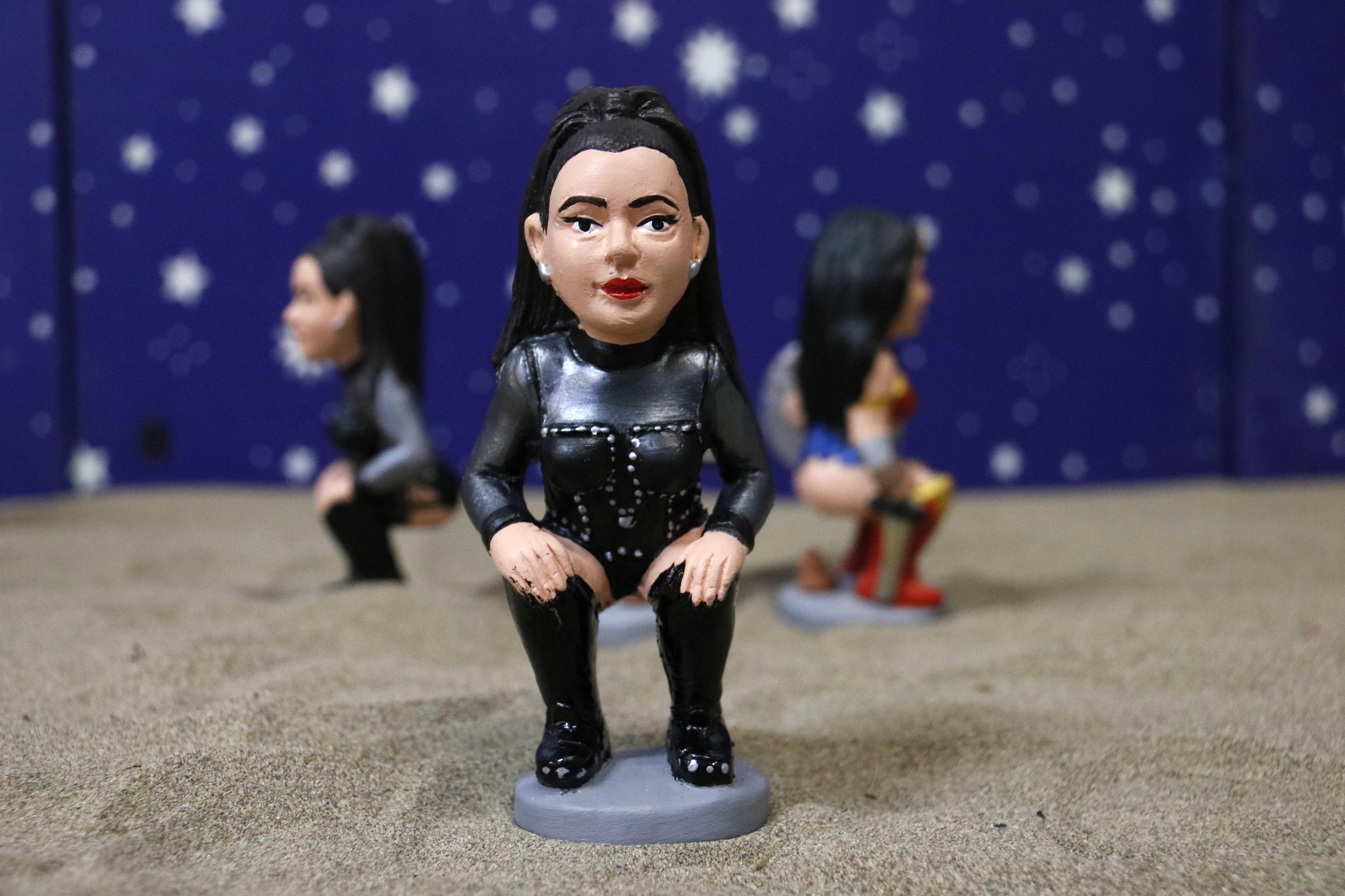 New this Christmas: Catalan "caganers" of Rosalia, Greta Thunberg and Boris Johnson