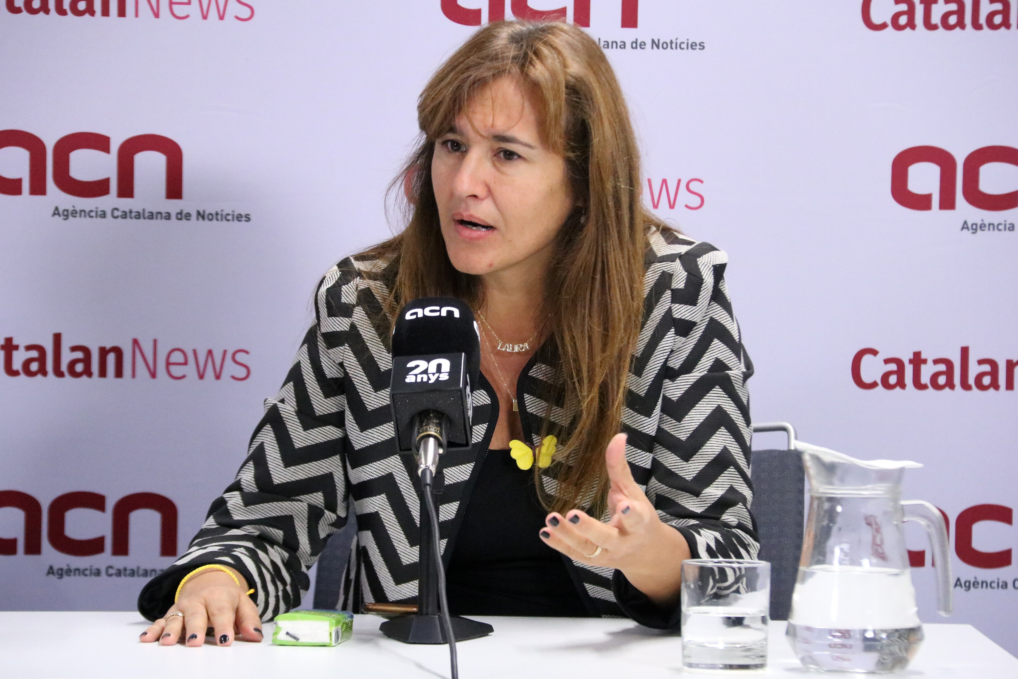 Borràs diu que el rebuig d'ERC al grup únic a Madrid és "una oportunitat perduda"