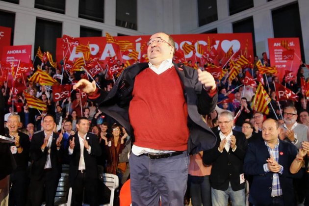 EL NACIONAL jaume collboni miquel iceta josep borrell tancament campanya psc 10-n - sergi alcazar EL NACIONAL jaume collboni miquel iceta josep borrell tancament campanya psc 10-n - sergi alcazar