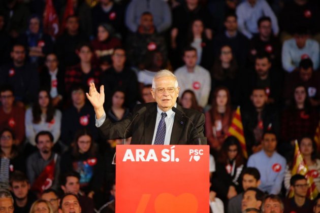 ELNACIONAL josep borrell acte final psoe 10n - sergi alcazar ELNACIONAL josep borrell acte final psoe 10n - sergi alcazar