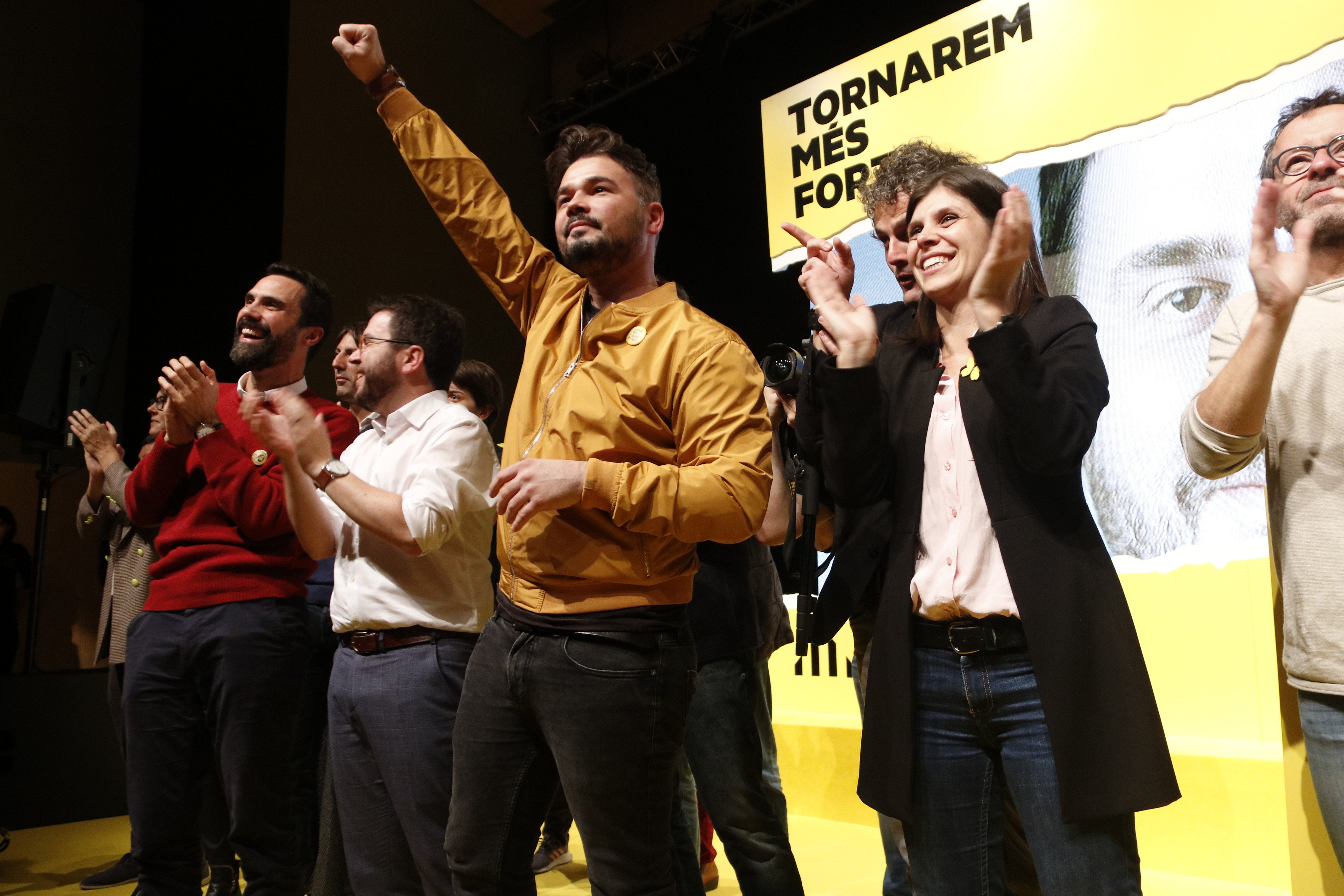 ERC hace un llamamiento a convertir el 10-N en la "tumba política" de PSOE y Cs
