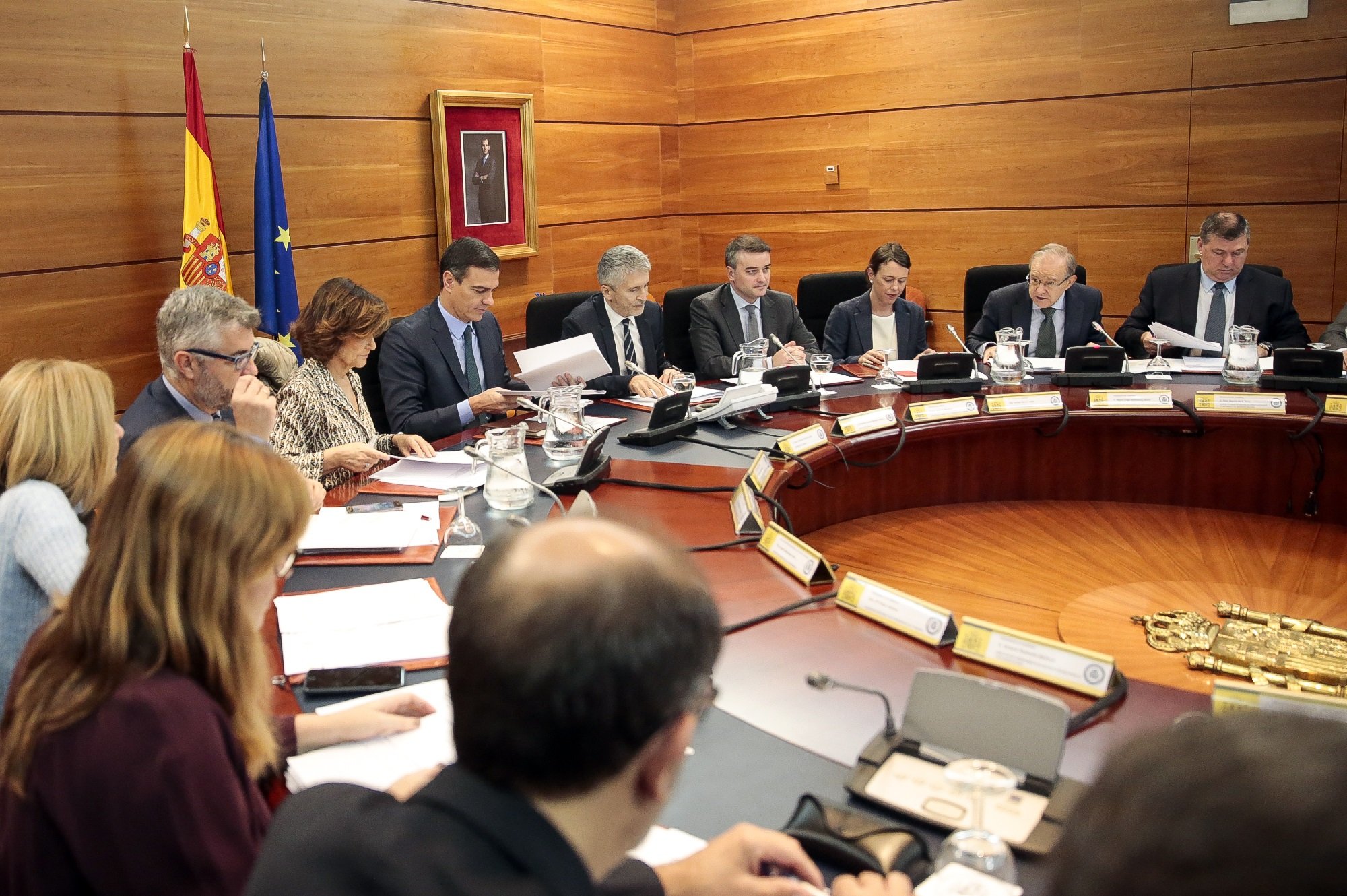 Pedro Sánchez comite coordinació Moncloa Europa Press