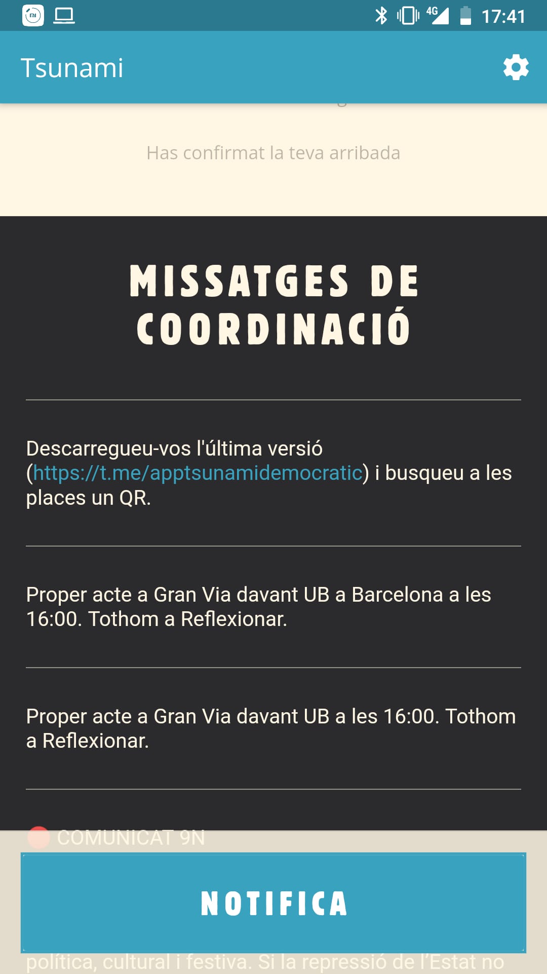 proves app tsunami jornada reflexio
