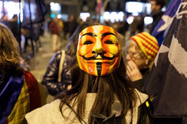 EL NACIONAL anonymous manifestacio CDR jornada reflexio - Sergi Alcàzar