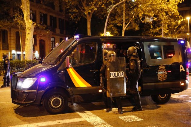 EL NACIONAL policia espanyola manifestacio cdr jornada reflexio - sergi alcazar