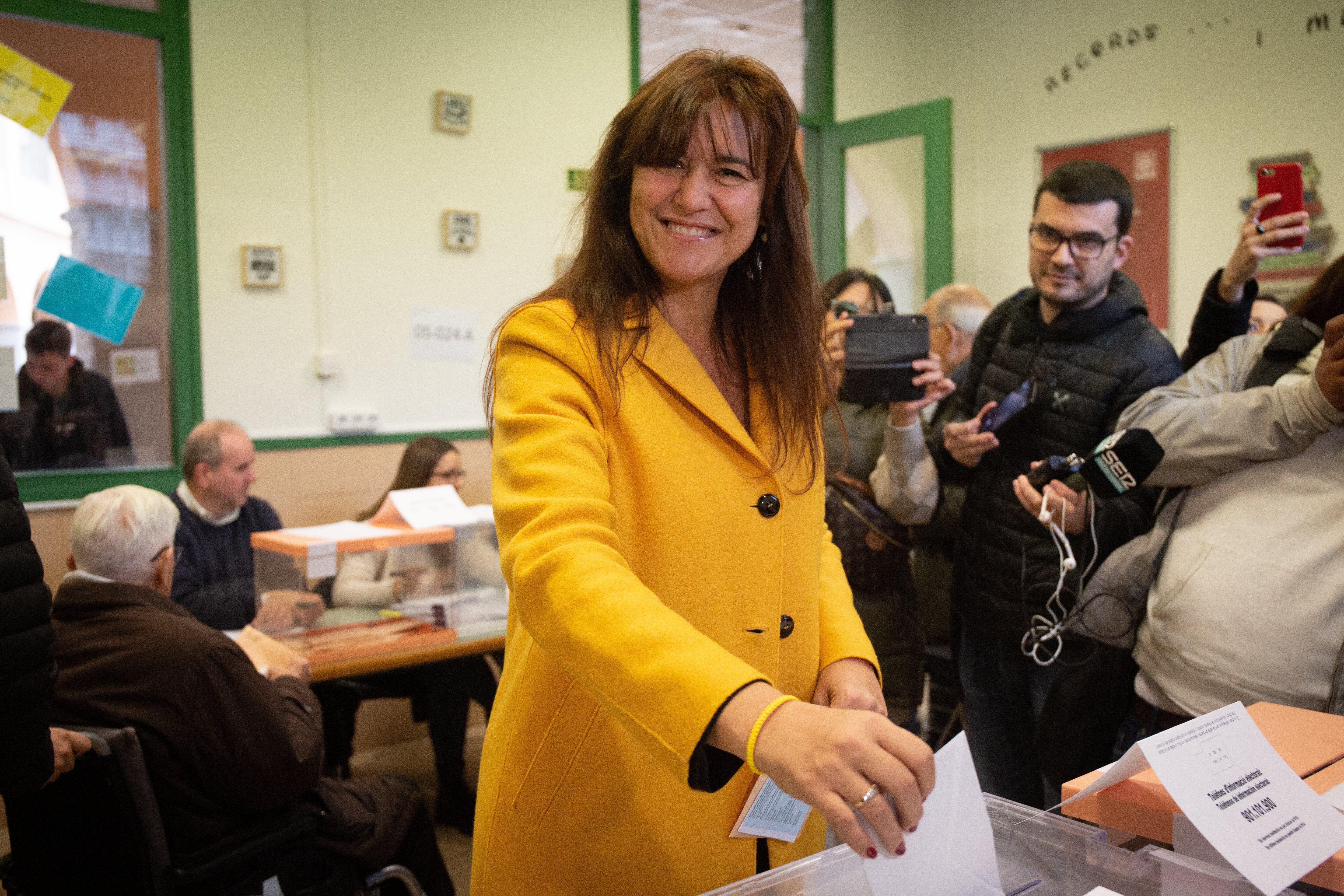 Borràs crida a omplir les urnes de "llibertat"