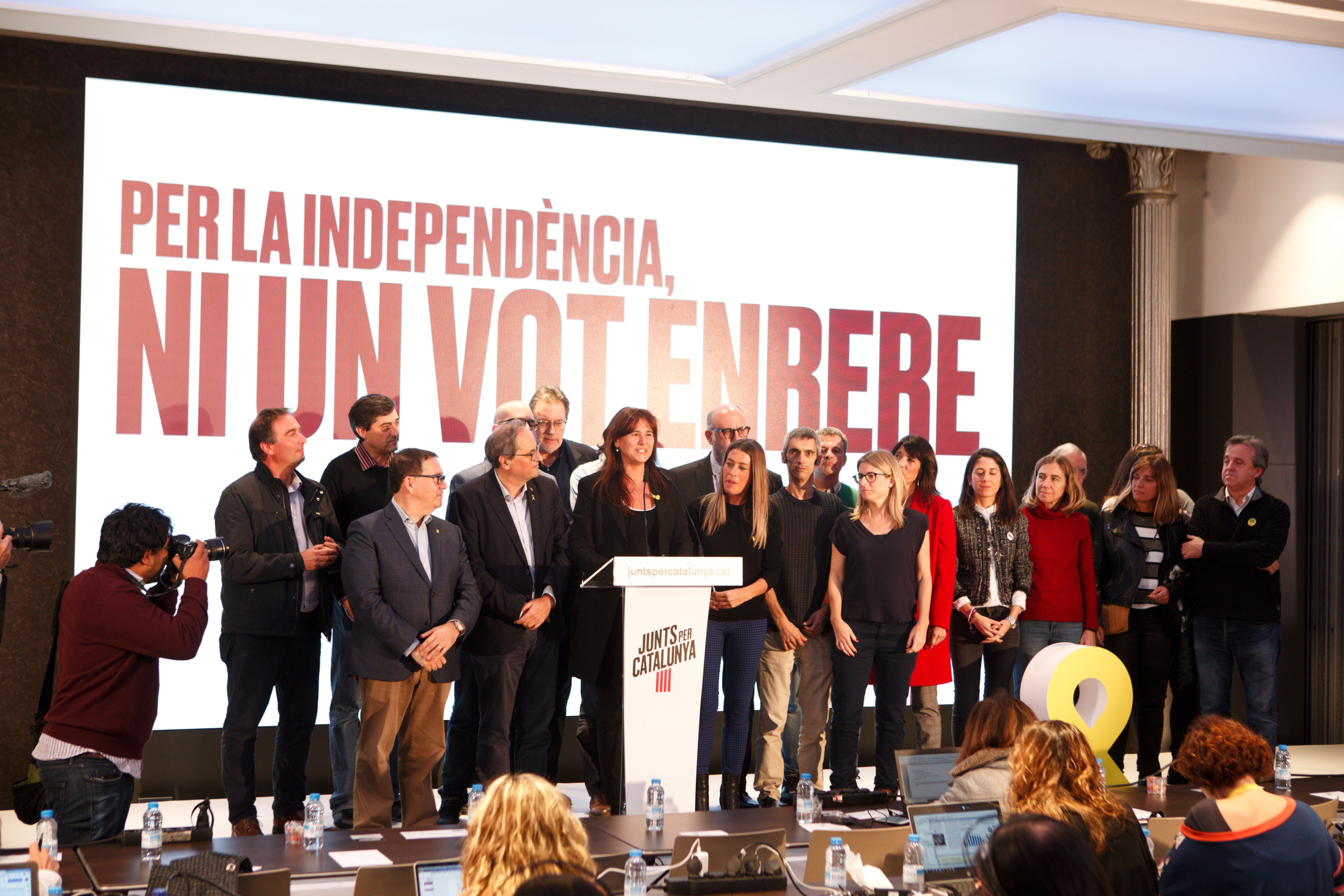 Borràs: "El independentismo está mejor y España está mucho peor"