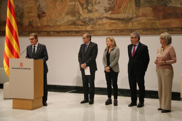 quim torra artur mas joana ortega irene rigau francesc homs   ACN