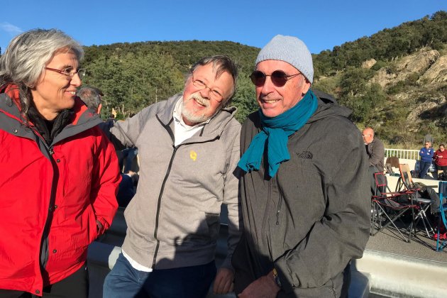 Lluis Llach corte|trozo frontera jonqueras Tsunami Democratic - Gemma Liñán