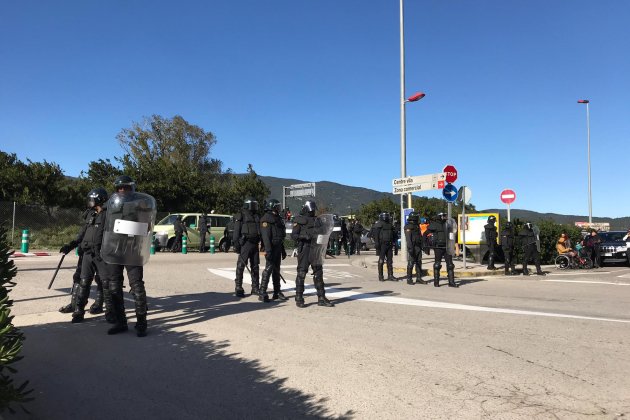 cordó policial guàrdia civil la jonquera - Gemma Liñán