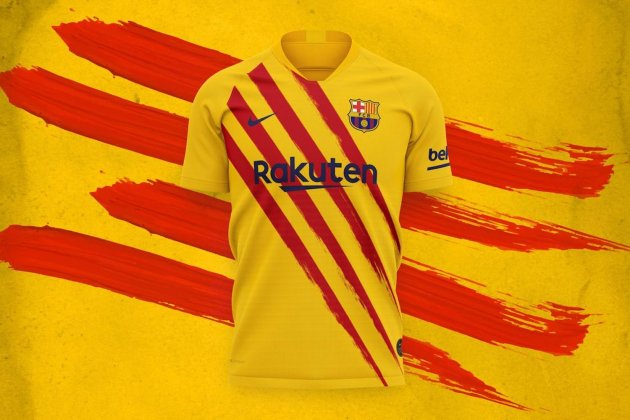 Barça samarreta senyera FC Barcelona