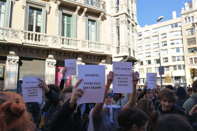 protestes consolat francès barcelona - ASS