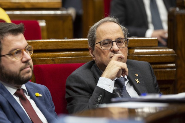 Quim Torra serio Sesión de Control Parlamento - Sergi Alcàzar12