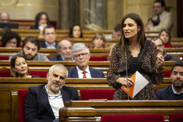 Lorena Roldan Carlos Carrizosa Ciutadans Sessió de Control Parlament - Sergi Alcàzar