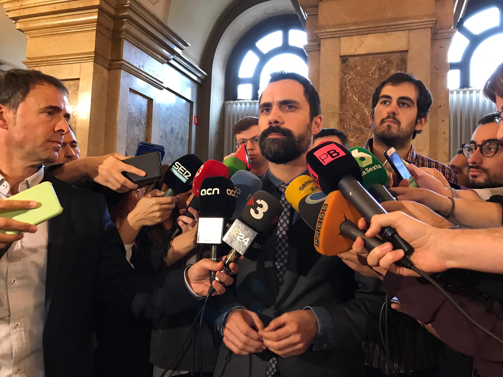 Roger Torrent Parlament Carlota Camps