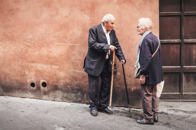 Pareja ancianos