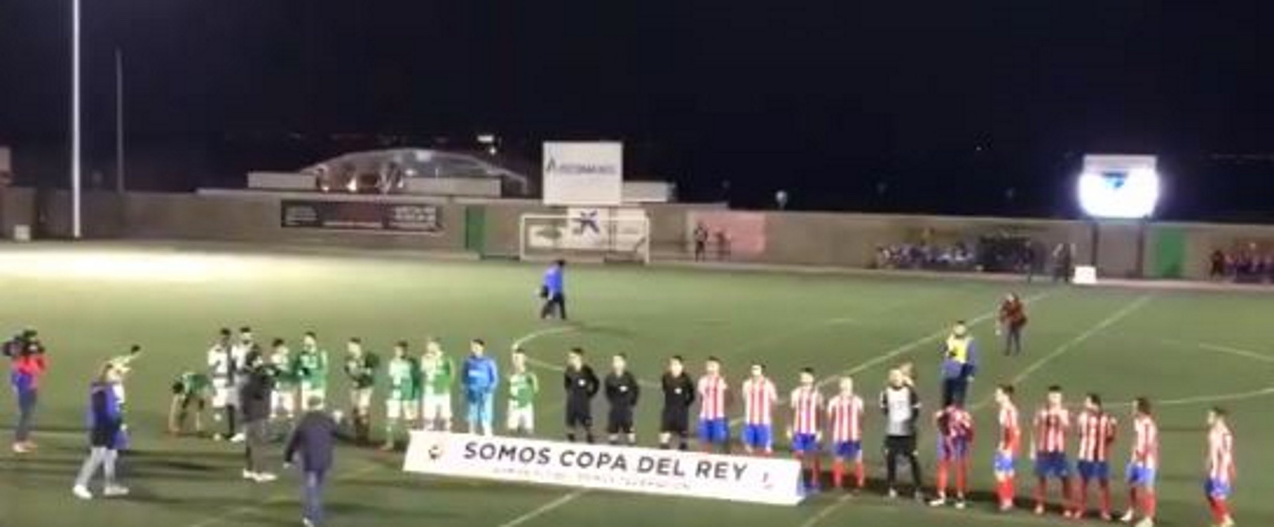 Suena el himno franquista en un partido de la Copa del Rey
