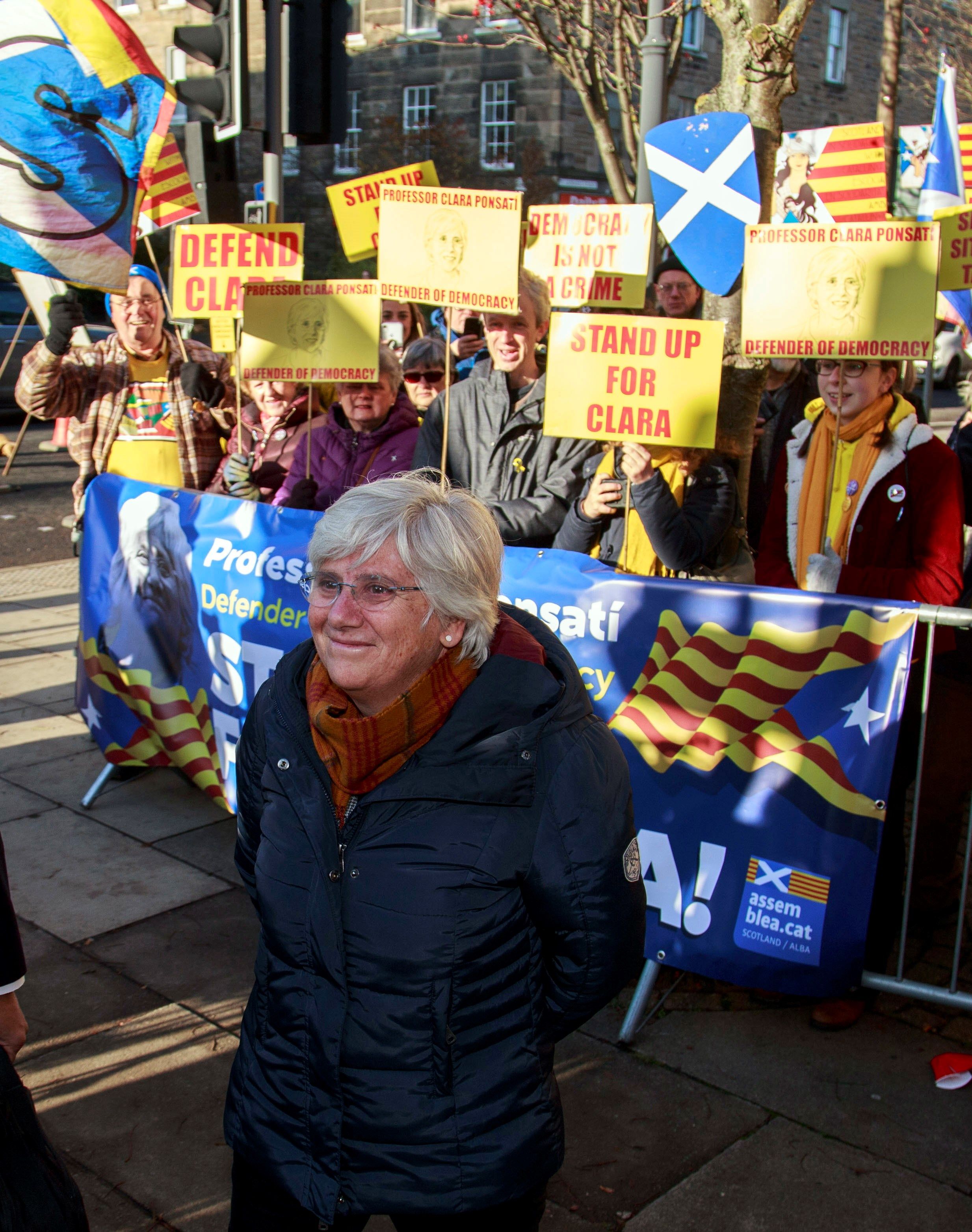 Ponsatí: "Confío en la justicia escocesa"