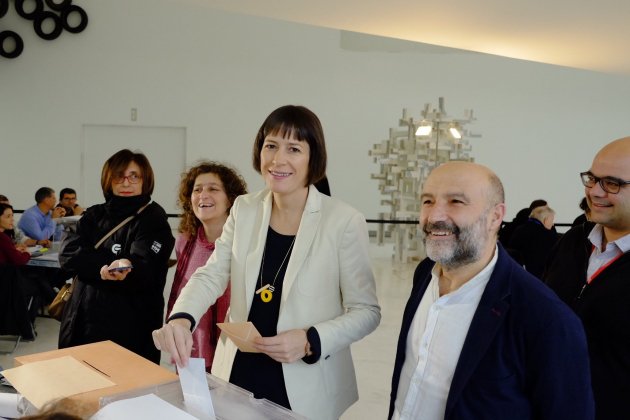 Ana Pontón BNG votant eleccions 10N Europa Press